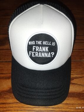 Motley Crue Who the Hell Is Frank Feranna Trucker Hat New